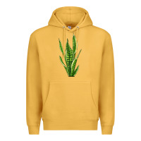 Mustard snake plant Premium Hoodie - LillyAllenDesigns
