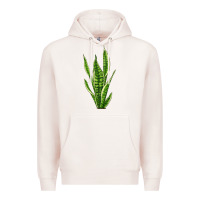 Pale Pink snake plant Premium Hoodie - LillyAllenDesigns