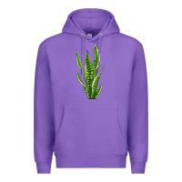 Purple snake plant Premium Hoodie - LillyAllenDesigns