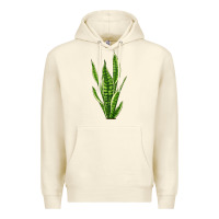 Sandshell snake plant Premium Hoodie - LillyAllenDesigns