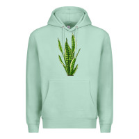 Seafoam snake plant Premium Hoodie - LillyAllenDesigns