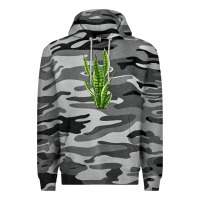 Slate Camo snake plant Premium Hoodie - LillyAllenDesigns