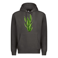 Smoke snake plant Premium Hoodie - LillyAllenDesigns