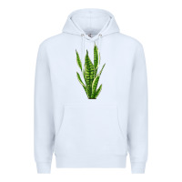 White snake plant Premium Hoodie - LillyAllenDesigns