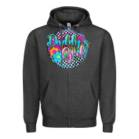 Charcoal Heather daddy's girl Zipper Hoodie - Zillion Design Studio