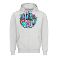 Dove Grey daddy's girl Zipper Hoodie - Zillion Design Studio