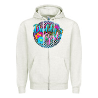 Oatmeal Heather daddy's girl Zipper Hoodie - Zillion Design Studio