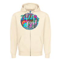 Sandshell daddy's girl Zipper Hoodie - Zillion Design Studio