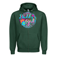 Sports Green daddy's girl Zipper Hoodie - Zillion Design Studio