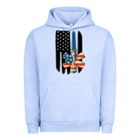 Pigment Grape Ice ems american flag Urban Hoodie - MaliasSmallBusiness