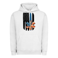 Pigment Lunar Rock ems american flag Urban Hoodie - MaliasSmallBusiness