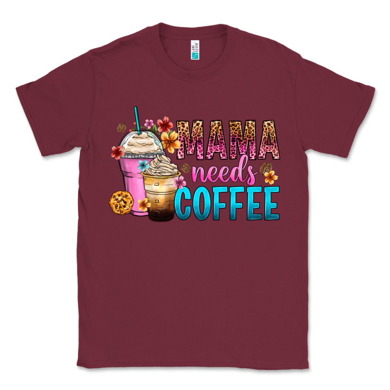 Mama Needs Coffee Classic Tee by Zillion Design Studio | Teevron