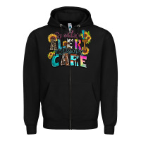 Black spoiler alert i don't care Zipper Hoodie - Zillion Design Studio
