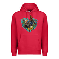 Cardinal western heart bullfighter  cactus sunflower aztek pattern Premium Hoodie - BarkalooDesign