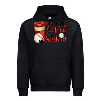 Black i run on coffee and baseball Urban Hoodie - MaliasSmallBusiness