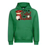 Emerald i run on coffee and baseball Urban Hoodie - MaliasSmallBusiness