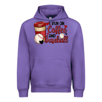 Tulip i run on coffee and baseball Urban Hoodie - MaliasSmallBusiness