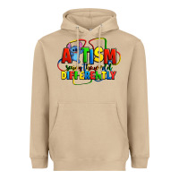 Mushroom autism stitch seeing the world differently Heavyweight Hoodie - Zillion Design Studio