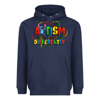 Navy autism stitch seeing the world differently Heavyweight Hoodie - Zillion Design Studio