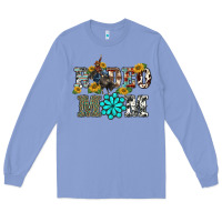 Colony Blue western rodeo bullfighter mom turquoise gemstones  sunflowers Long Sleeve Tee - BarkalooDesign