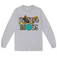 Moon Dust western rodeo bullfighter mom turquoise gemstones  sunflowers Long Sleeve Tee - BarkalooDesign
