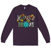 Plum western rodeo bullfighter mom turquoise gemstones  sunflowers Long Sleeve Tee - BarkalooDesign