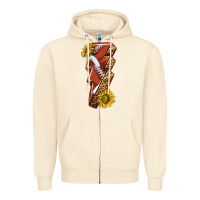 Sandshell sport football  lightning bolt Zipper Hoodie - texasbilliewilder