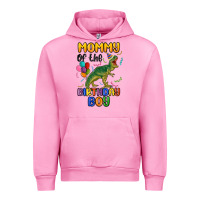Fuchsia Pink mommy of the birthday boy Urban Hoodie - MaliasSmallBusiness