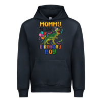 Navy mommy of the birthday boy Urban Hoodie - MaliasSmallBusiness