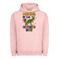 Pigment Salmon mommy of the birthday boy Urban Hoodie - MaliasSmallBusiness