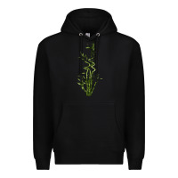 Black Lucky Bamboo Premium Hoodie - LillyAllenDesigns