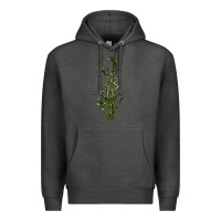 Charcoal Heather Lucky Bamboo Premium Hoodie - LillyAllenDesigns