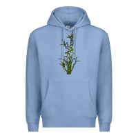 Colony Blue Lucky Bamboo Premium Hoodie - LillyAllenDesigns