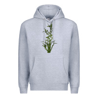 Heather Grey Lucky Bamboo Premium Hoodie - LillyAllenDesigns
