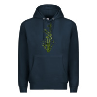 Navy Lucky Bamboo Premium Hoodie - LillyAllenDesigns