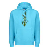 Ocean Blue Lucky Bamboo Premium Hoodie - LillyAllenDesigns