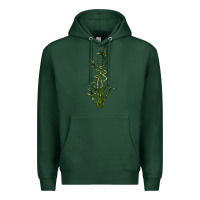 Sports Green Lucky Bamboo Premium Hoodie - LillyAllenDesigns