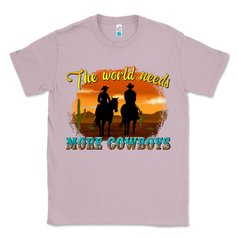 The World Needs More Cowboys Classic Tee by texasbilliewilder | Teevron