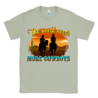 Matcha the world needs more cowboys Classic Tee - texasbilliewilder