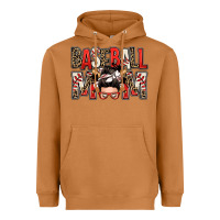 Meerkat baseball mom messy bun Heavyweight Hoodie - Zillion Design Studio