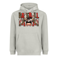 Moon Dust baseball mom messy bun Heavyweight Hoodie - Zillion Design Studio