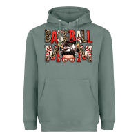 Sage baseball mom messy bun Heavyweight Hoodie - Zillion Design Studio