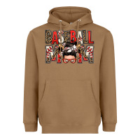 Toasted Coconut baseball mom messy bun Heavyweight Hoodie - Zillion Design Studio