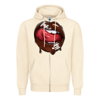 Sandshell sports lips american football Zipper Hoodie - texasbilliewilder