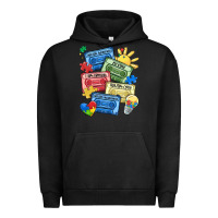 Pigment Black autism cassette tapes Urban Hoodie - MaliasSmallBusiness