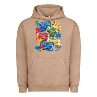 Pigment Burro autism cassette tapes Urban Hoodie - MaliasSmallBusiness