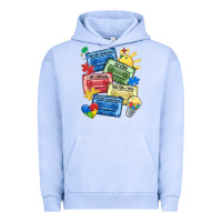 Pigment Grape Ice autism cassette tapes Urban Hoodie - MaliasSmallBusiness