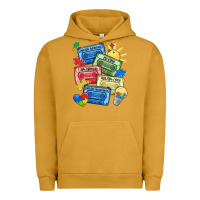 Pigment Peanut Butter autism cassette tapes Urban Hoodie - MaliasSmallBusiness