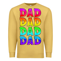 Antique Gold lgbtq dad Premium Sweatshirt - HRA Design Shop