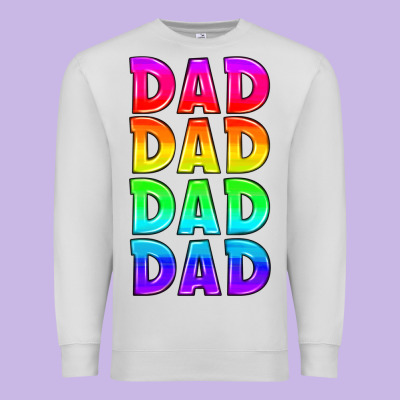 Lgbtq Dad Premium Sweatshirt Designed By Hra Design Shop